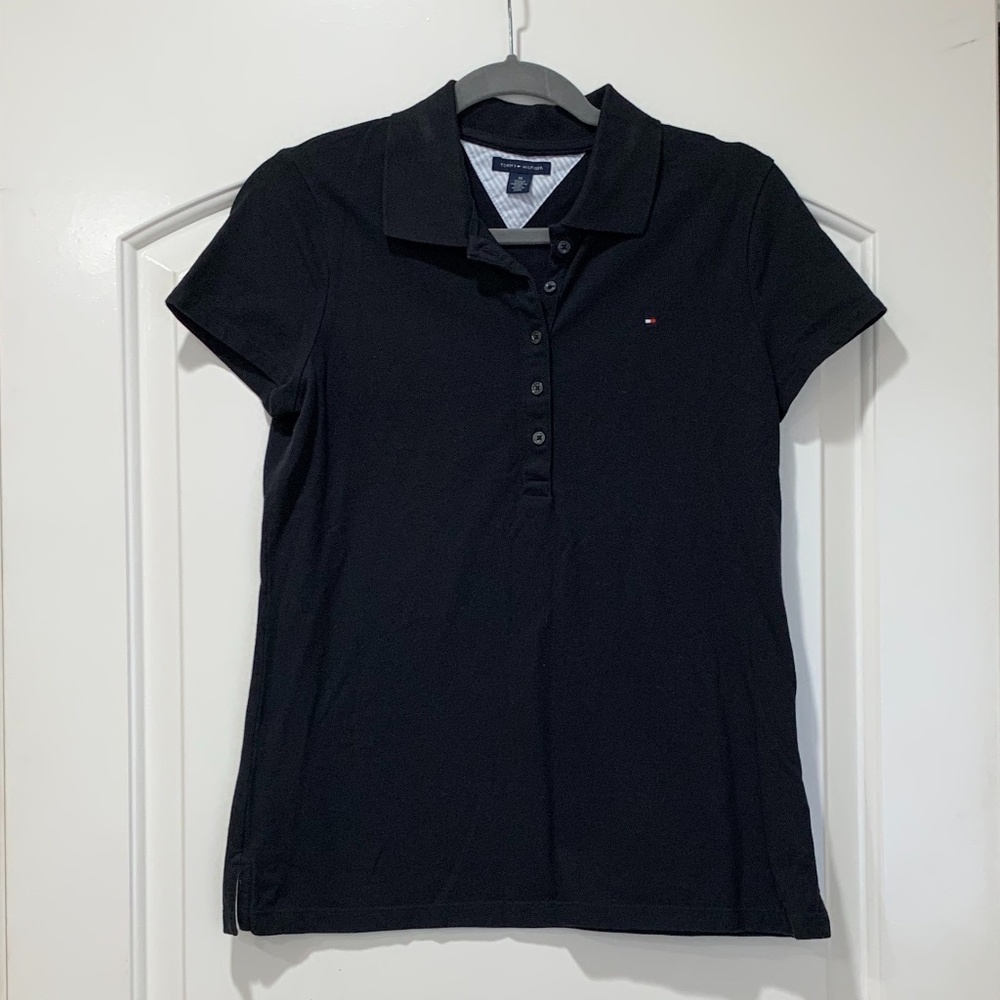 Tommy Hilfiger Black Polo Shirt